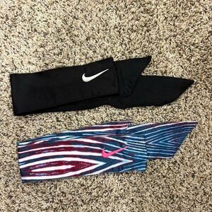 Nike Black and Patterned Headbands